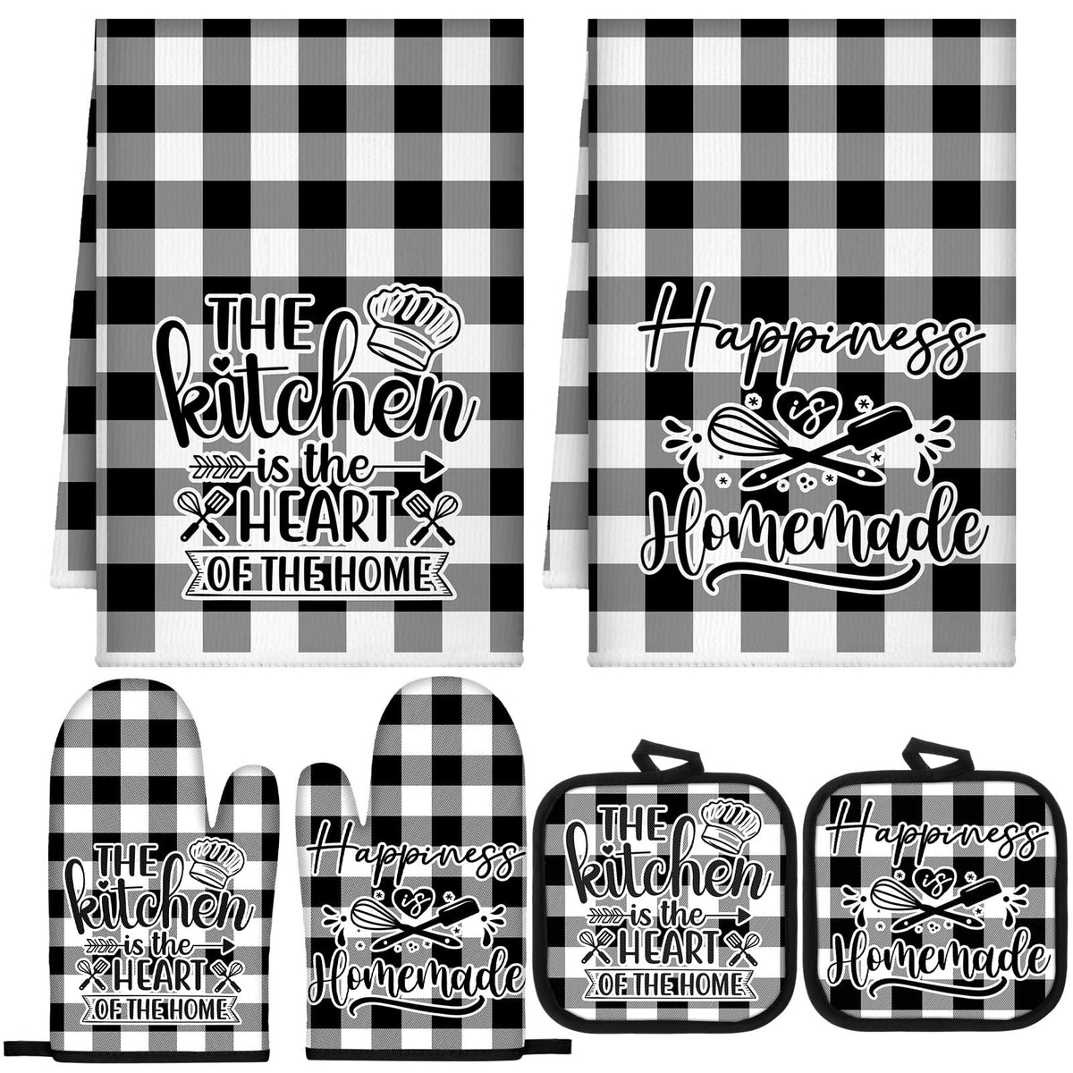 Sratte 6 Pcs Farmhouse Kitchen Decor Accessories Set