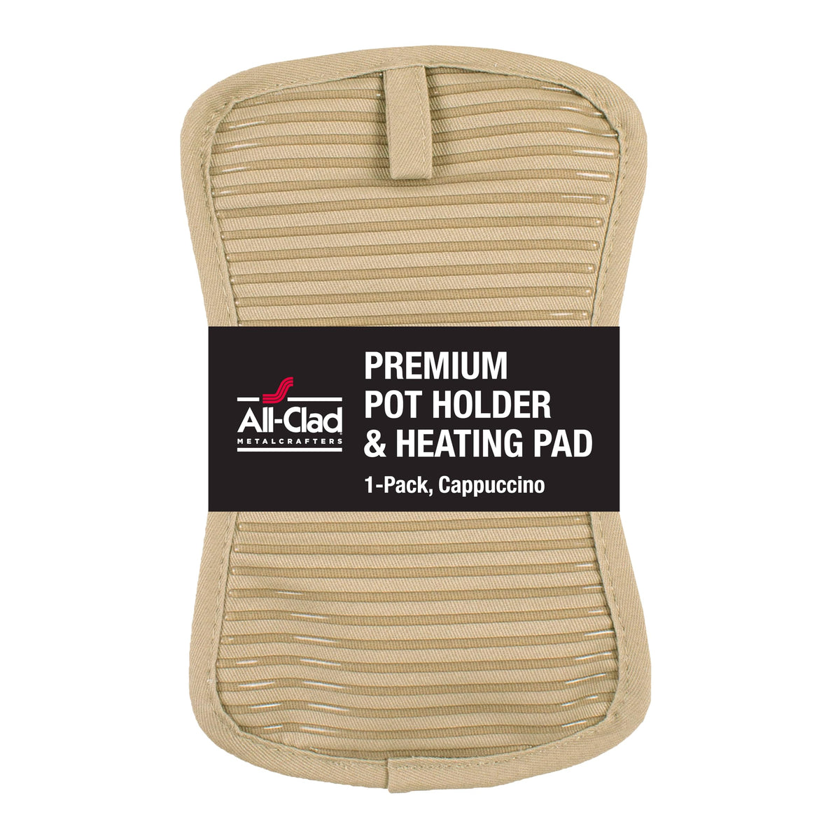 All-Clad Premium Pot Holder & Hot Pad: Heat Resistant to 500 Degrees - 100% Cotton, 10"x6.25" Hot Pad for Kitchen and Barbeque, (2-Pack), Indigo