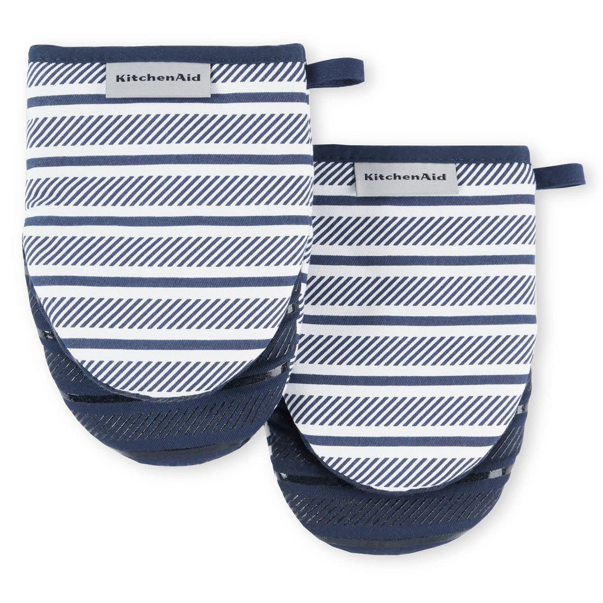 KitchenAid Albany Mini Oven Mitt 2-Pack Set, Dried Rose, 5.5"x8"