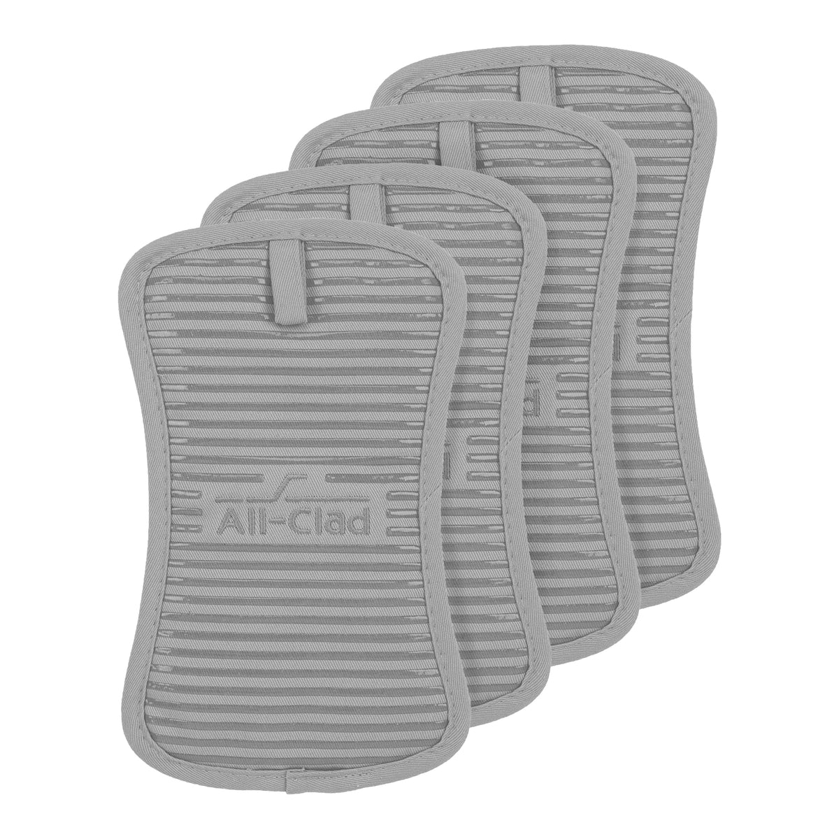 All-Clad Premium Pot Holder & Hot Pad: Heat Resistant to 500 Degrees - 100% Cotton, 10"x6.25" Hot Pad for Kitchen and Barbeque, (2-Pack), Indigo