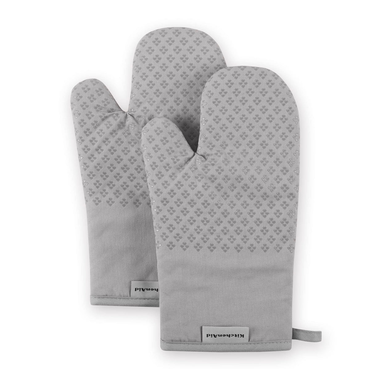 KitchenAid Asteroid Oven Mitt Set, 7"x12.5", Dark Green, 2 Piece