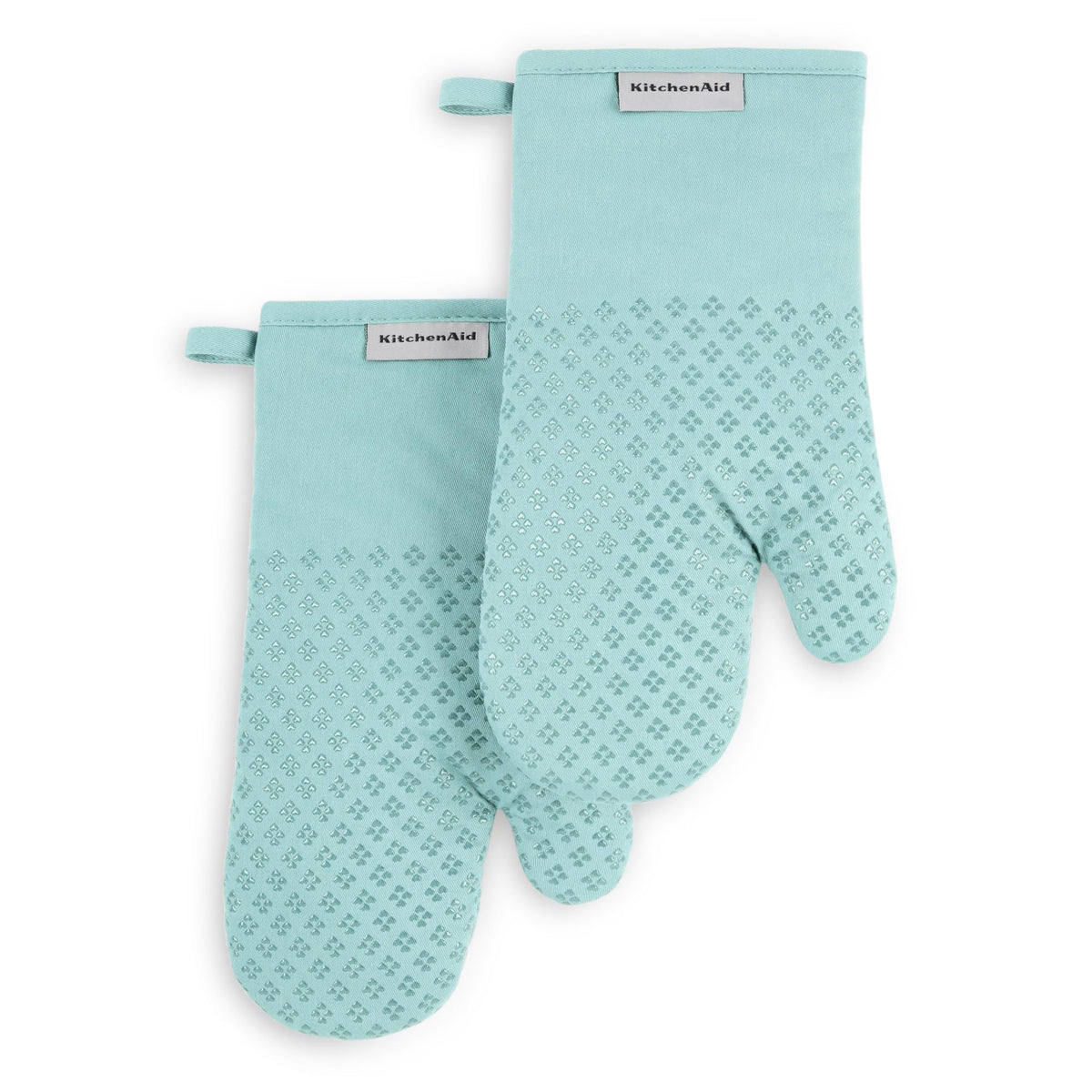 KitchenAid Asteroid Oven Mitt Set, 7"x12.5", Fire Red, 2 Piece
