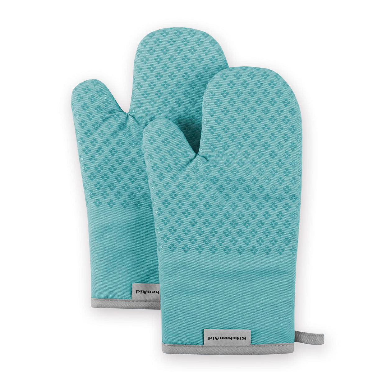 KitchenAid Asteroid Oven Mitt Set, 7"x12.5", Fire Red, 2 Piece