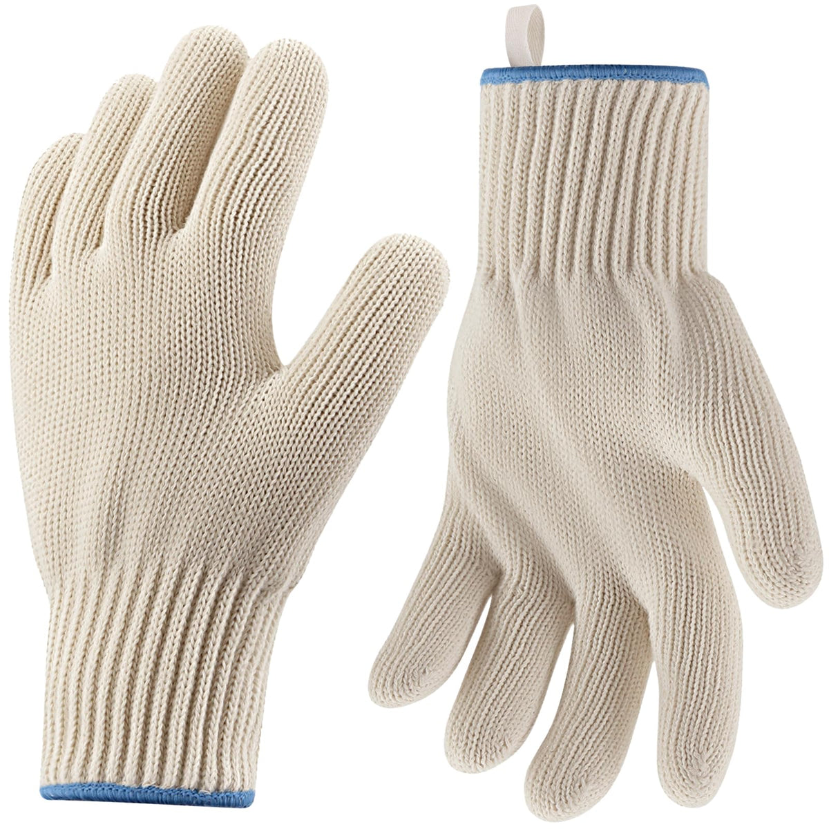 Hovico Silicone Oven Mitts, Heat Resistant 500F Kitchen Mitts 2PCS, 11.6" BPA-Free Soft Baking Gloves, Non-Slip Grip Oven Gloves with Soft Cotton Lining for Kitchen Cooking Baking BBQ - Black