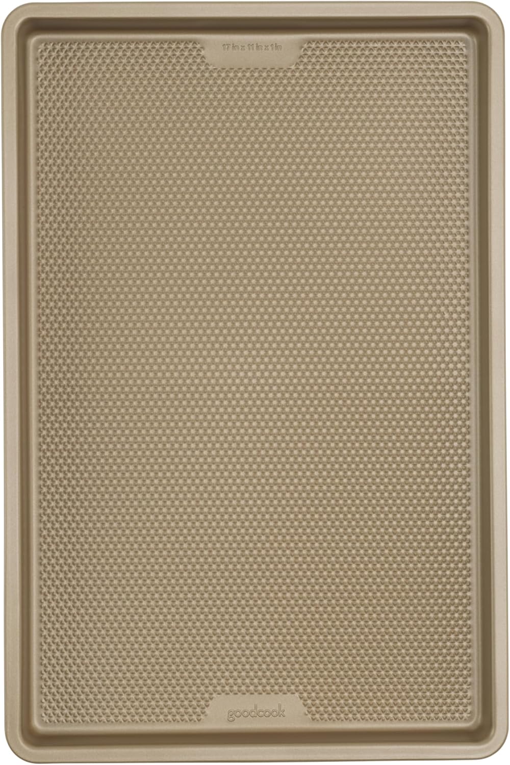 GoodCook BestBake Nonstick Textured Carbon Steel Cookie Sheet, 11" x 17", Large Baking Sheet, Even Heating, Scratch-Resistant, Non-Toxic, Durable, Ideal for Baking and Sheet Pan Dinners