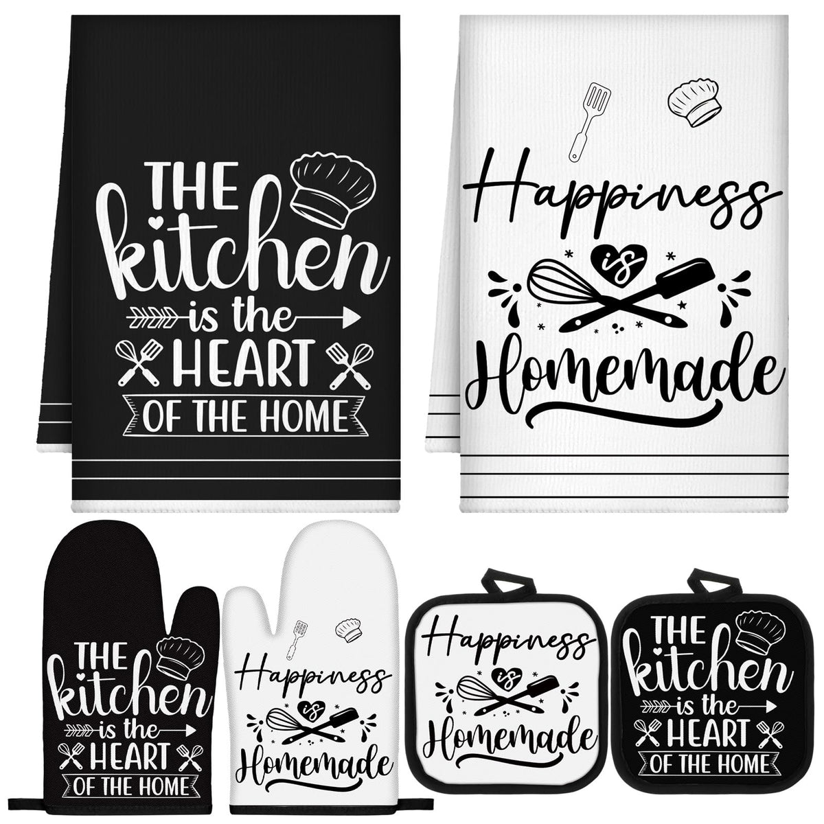 Sratte 6 Pcs Farmhouse Kitchen Decor Accessories Set