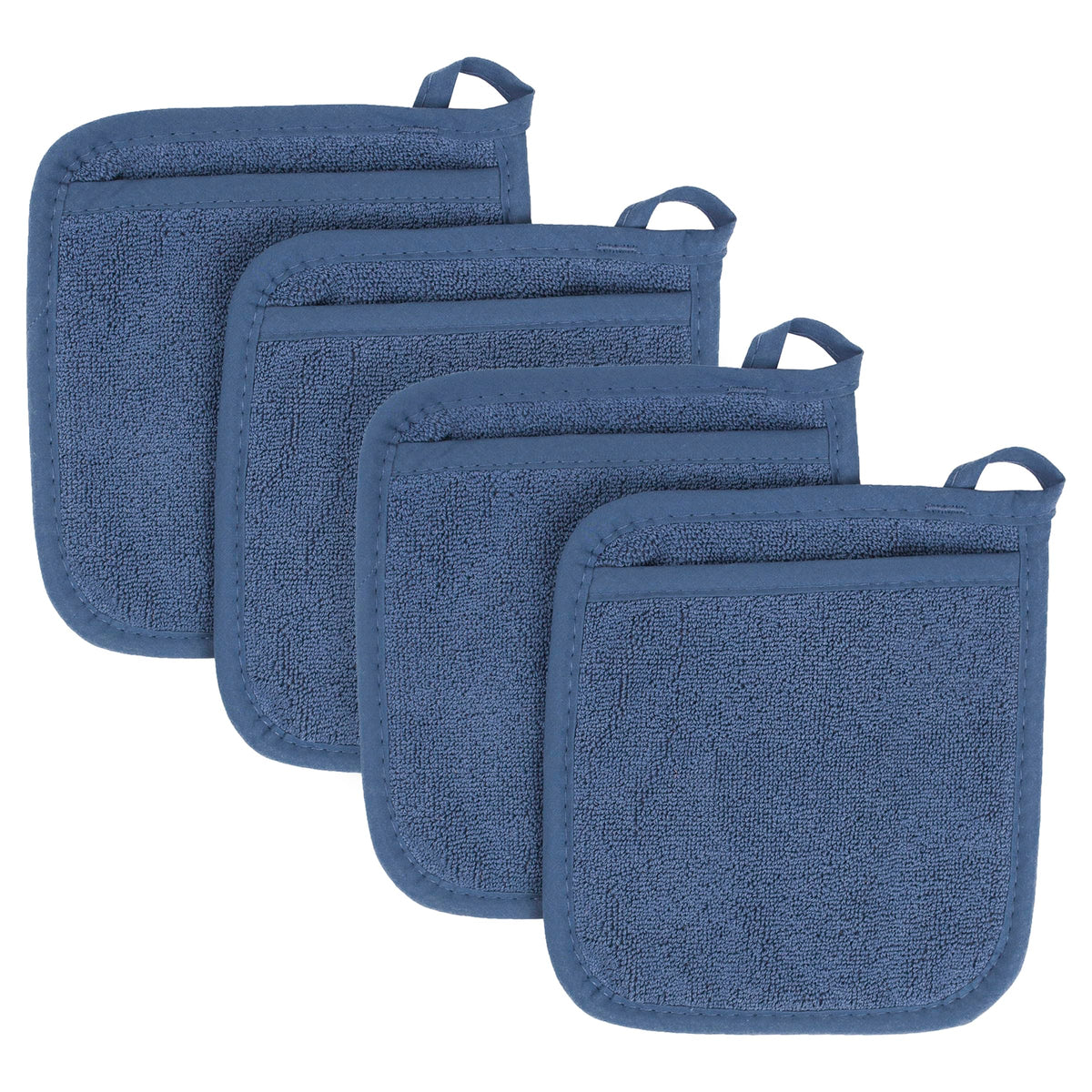 RITZ Terry Pocket Mitt & Hot Pad: Unparalleled Heat Resistant, Durable 100% Cotton – Ergonomically Designed for Optimal Grip – Easy-Care Machine Washable – 2-Pack, Paprika