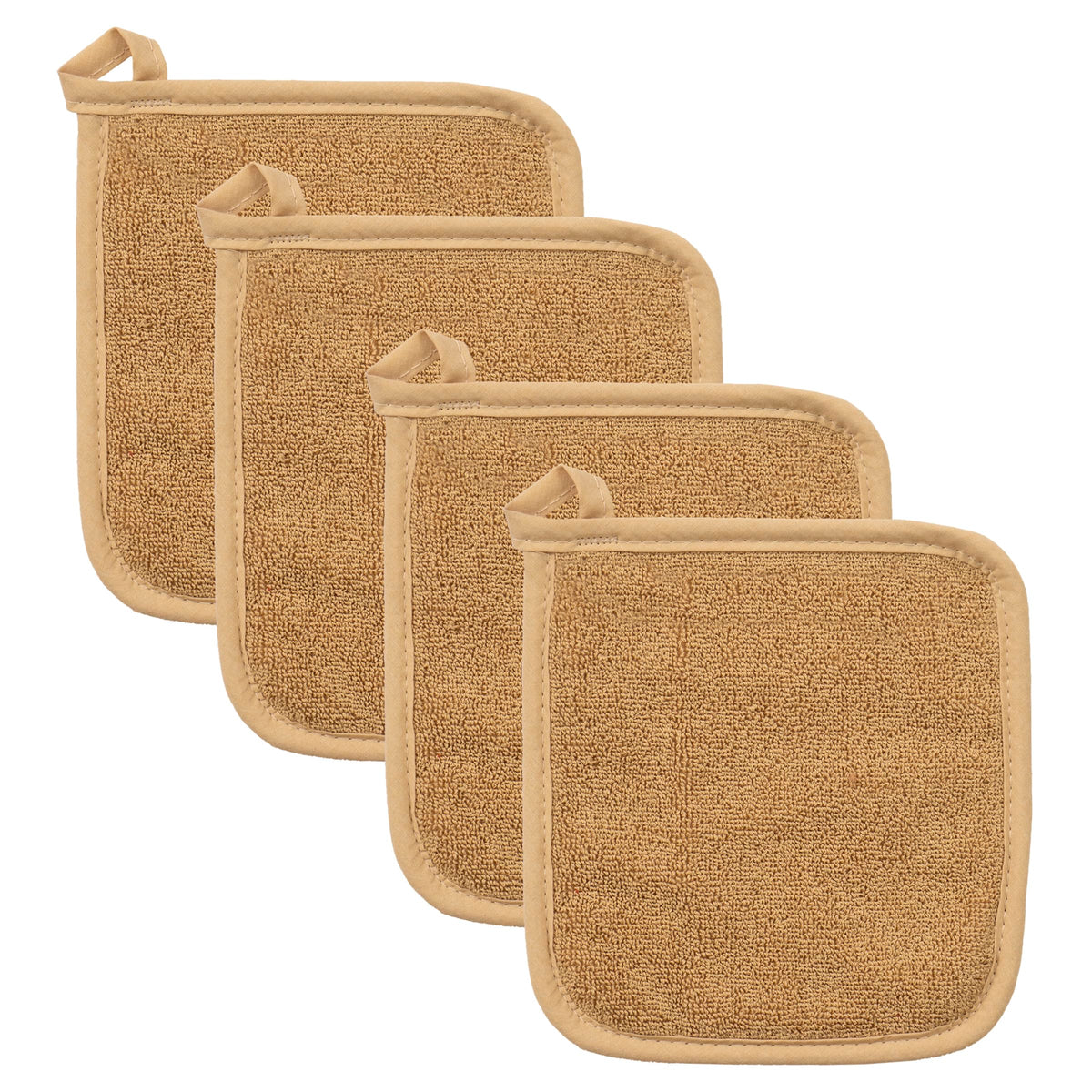 RITZ Terry Potholder & Hot Pad: Unparalleled Heat Resistant, Durable 100% Cotton – Ergonomically Designed for Optimal Grip – Easy-Care Machine Washable – 2-Pack, Graphite