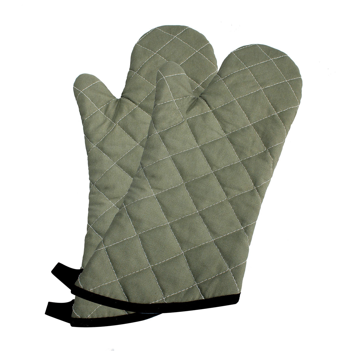 ARCLIBER Gray 16" Quilted Terry Oven Mitts 2 Pairs Heat Resistant