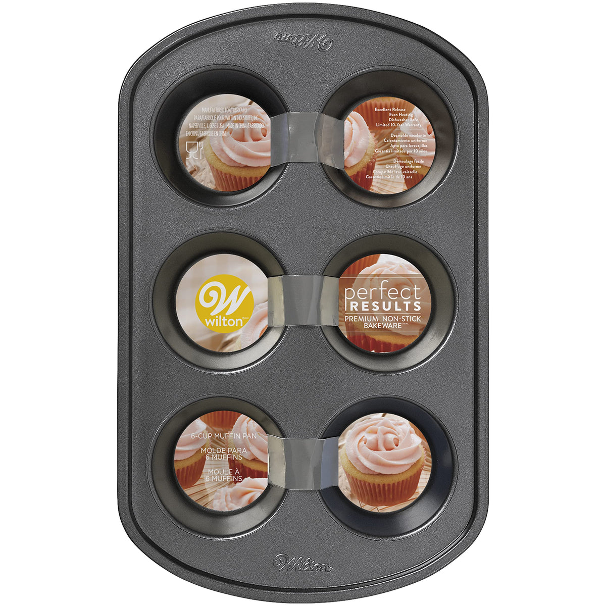 Wilton Gold Non-Stick Muffin Top Pan, Made Without PFAS, 11 x 16 in