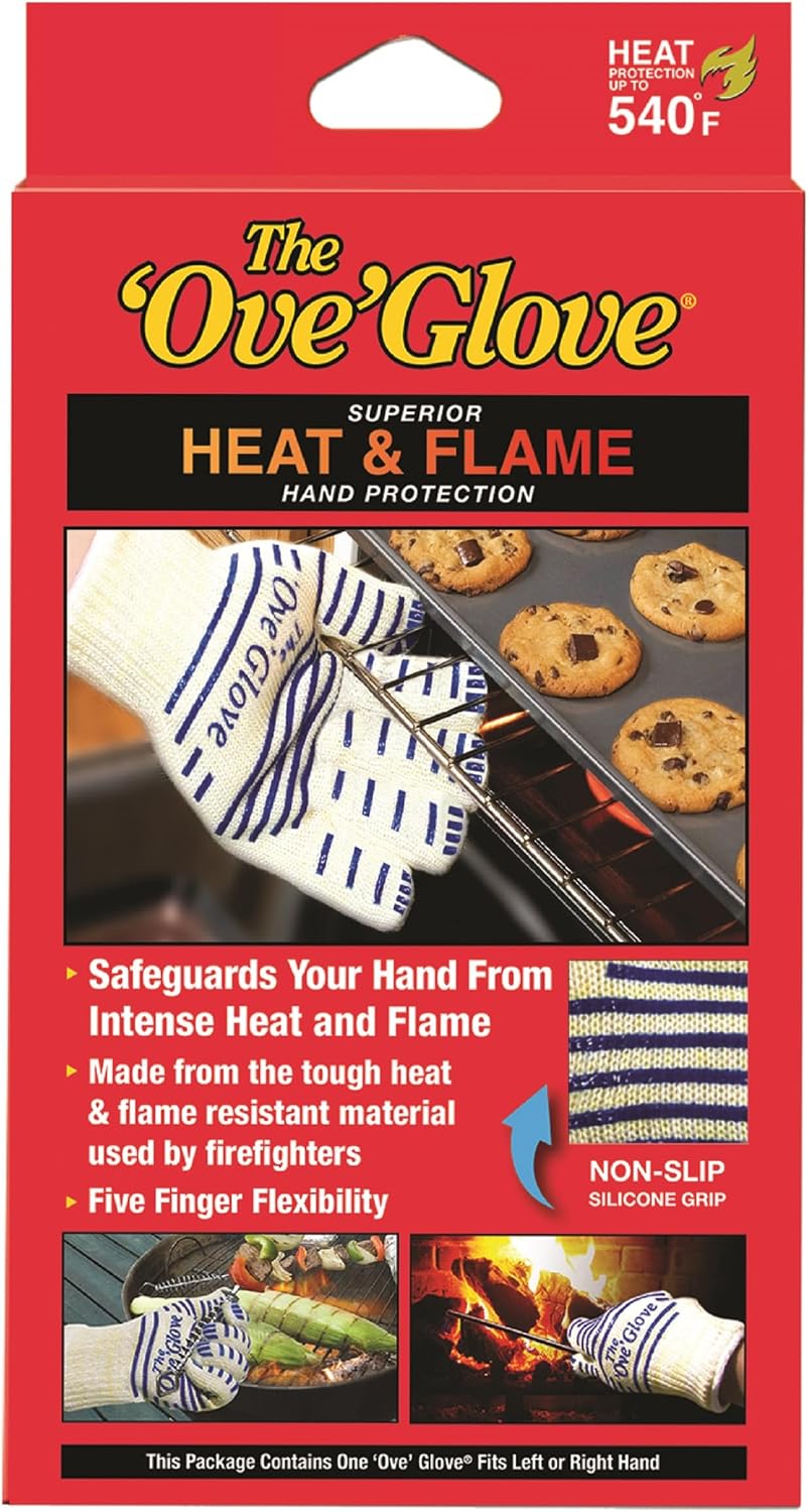 The Ove Glove - Superior Heat & Flame Hand Protection - Pack of 1 Oven Mitt