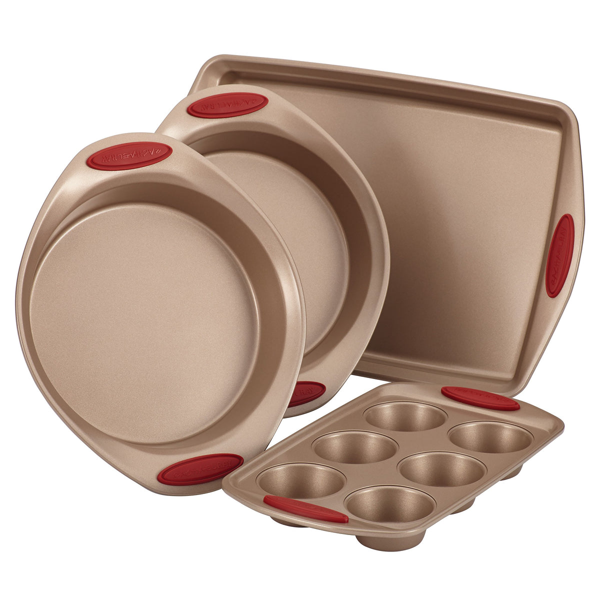 Rachael Ray Cucina Nonstick Bakeware Baking Pans Set, Baking Set 10-Piece