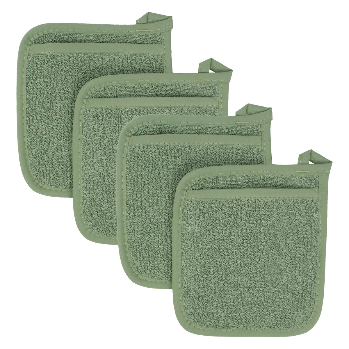 RITZ Terry Pocket Mitt & Hot Pad: Unparalleled Heat Resistant, Durable 100% Cotton – Ergonomically Designed for Optimal Grip – Easy-Care Machine Washable – 2-Pack, Paprika