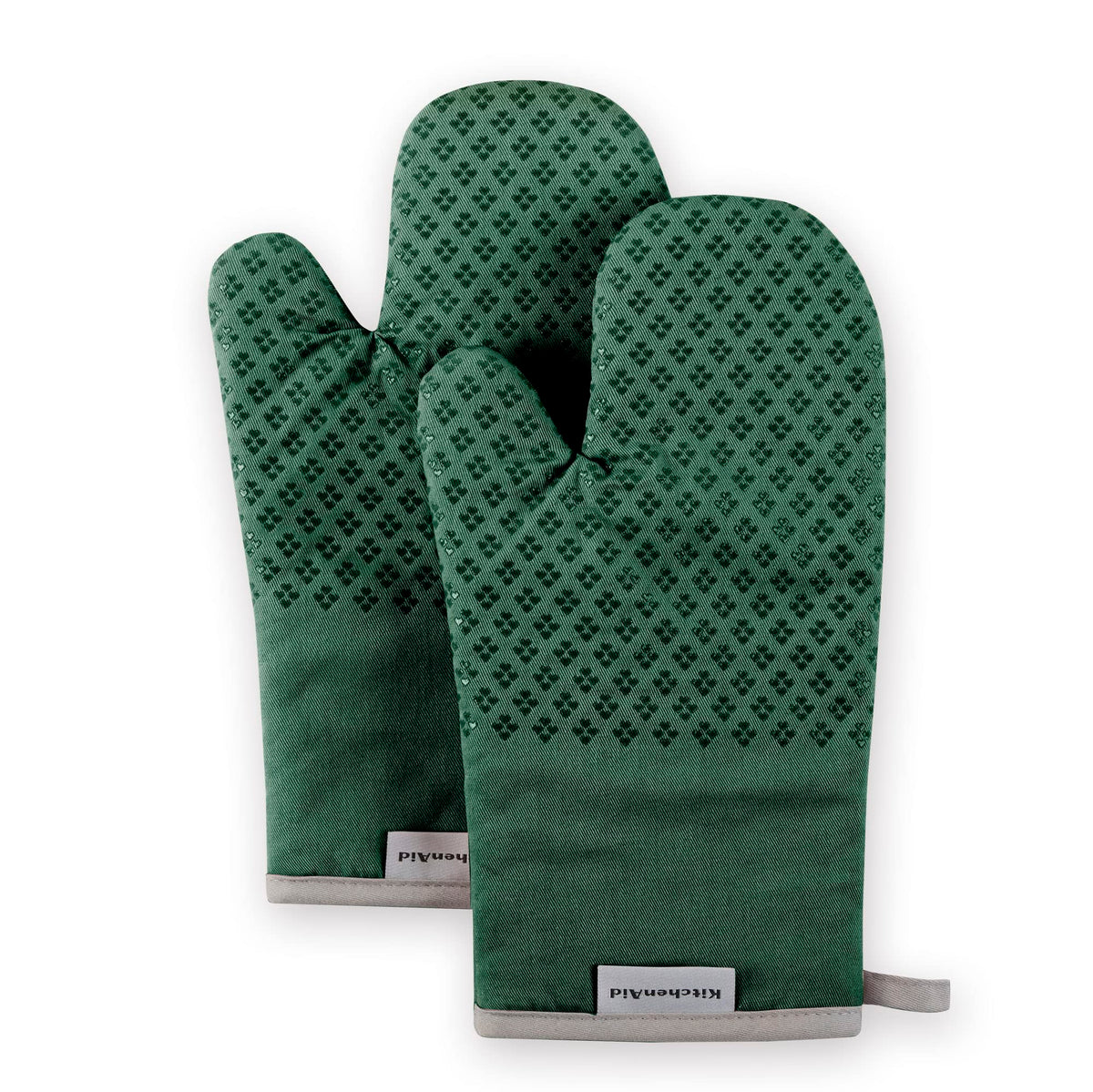 KitchenAid Asteroid Oven Mitt Set, 7"x12.5", Fire Red, 2 Piece