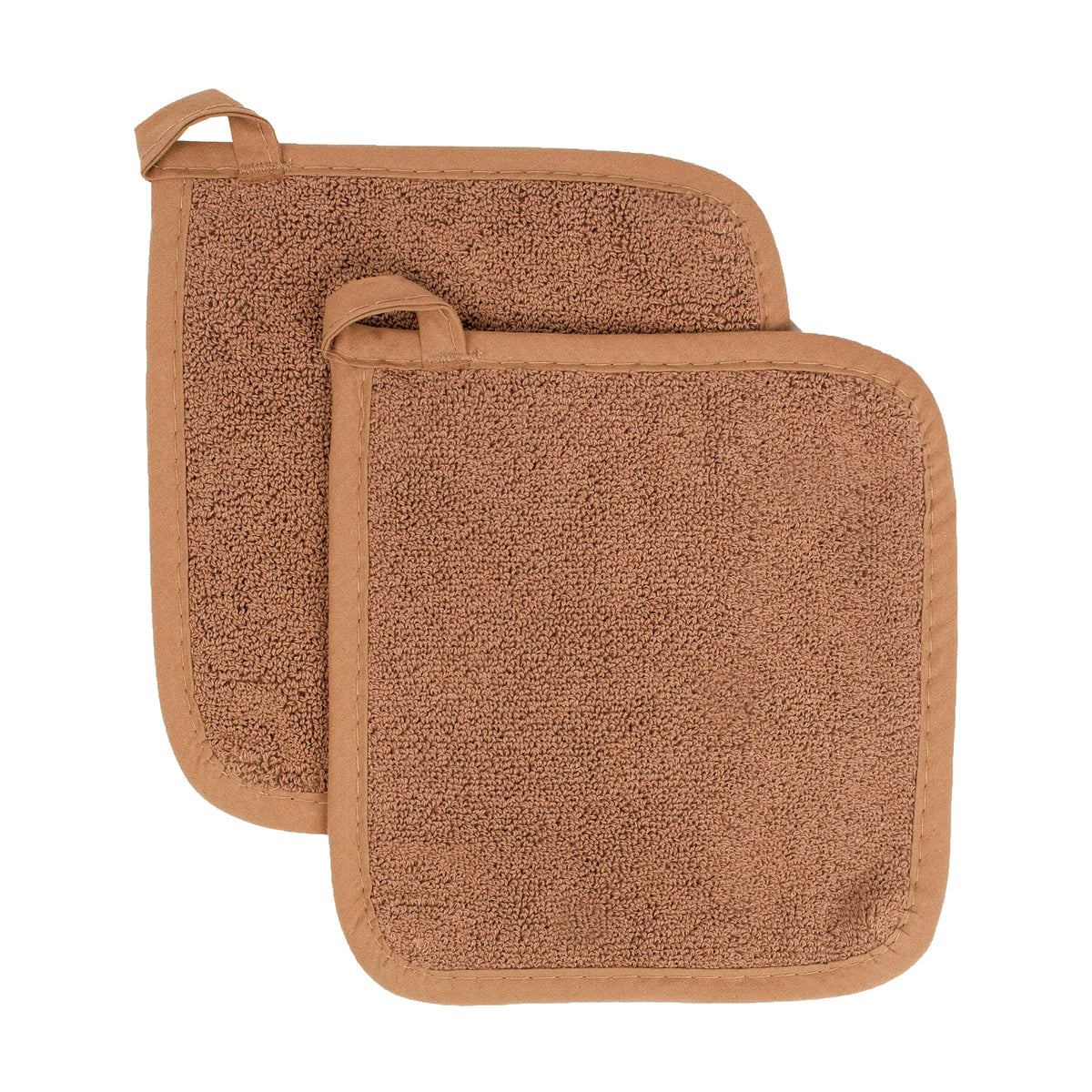 RITZ Terry Potholder & Hot Pad: Unparalleled Heat Resistant, Durable 100% Cotton – Ergonomically Designed for Optimal Grip – Easy-Care Machine Washable – 2-Pack, Graphite