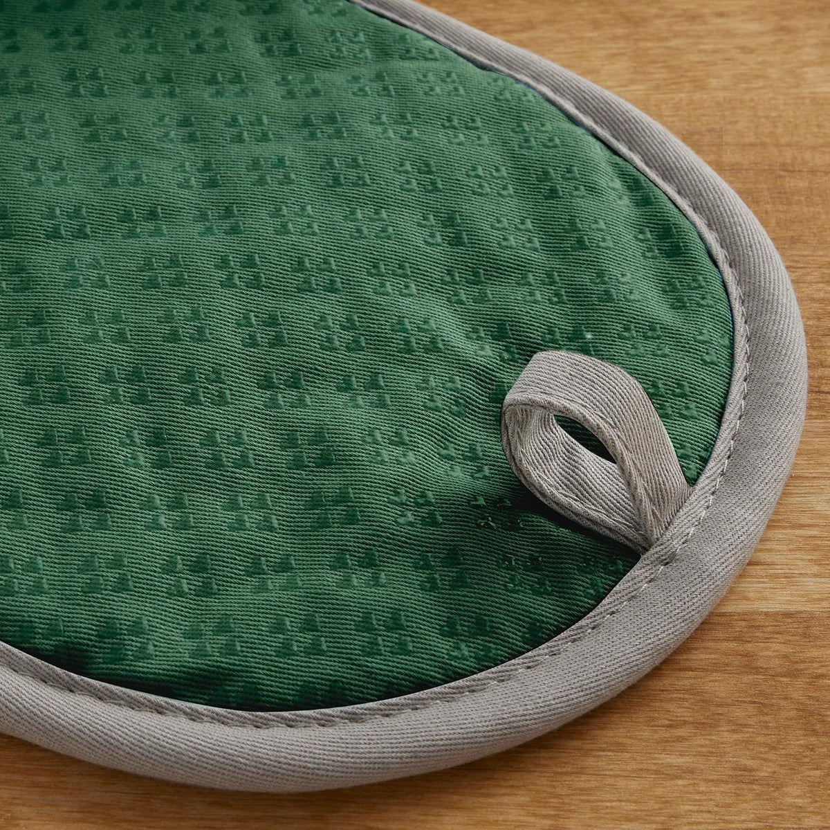 KitchenAid Asteroid Pot Holder 2-Pack Set, Pebbled Palm Green, 6.5"x10"