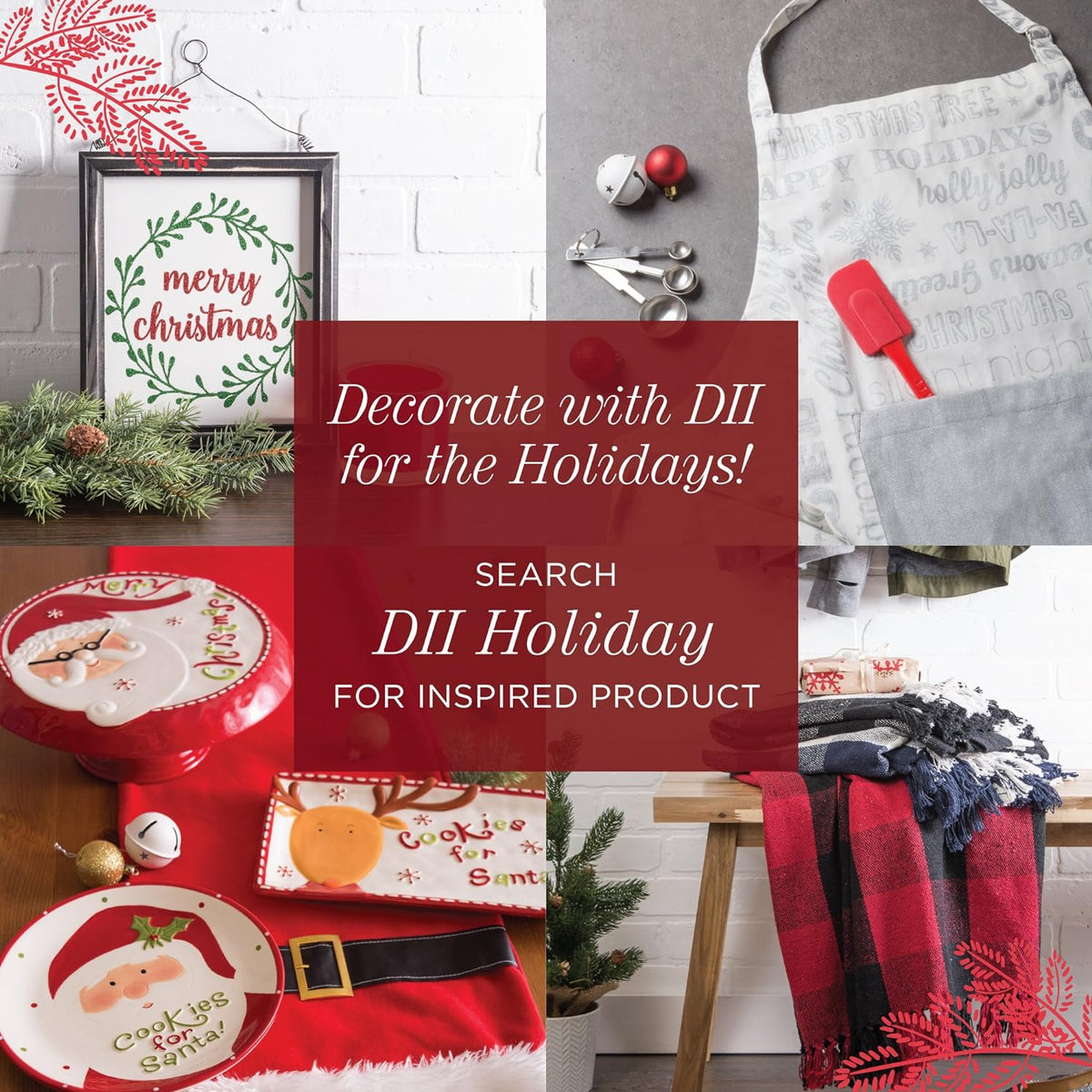 DII Buffalo Check Kitchen Collection, Classic Farmhouse Kitchen Set, Oven Mitt, Black & White, 2 Piece